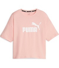 Puma Ess Cropped Logo Women's Top Pink 586866 67