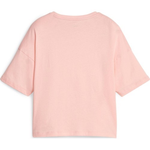 Топ женский Puma Ess Cropped Logo розовый 586866 67