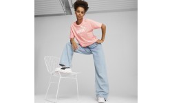 Puma Ess Cropped Logo Women's Top Pink 586866 67