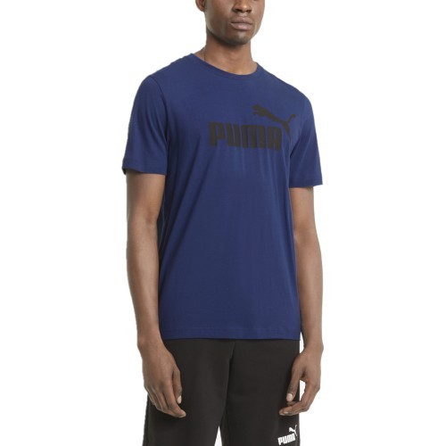 Puma Ess Logo Tee Men's T-Shirt, Electro Blue