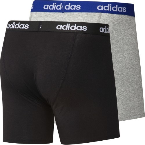 Мужские трусы Adidas Linear Brief, 2 шт., чёрные/серые