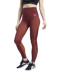 Reebok Women's Leggings Wor Myt Seamless 7/8 Maroon Burgundy GE3332