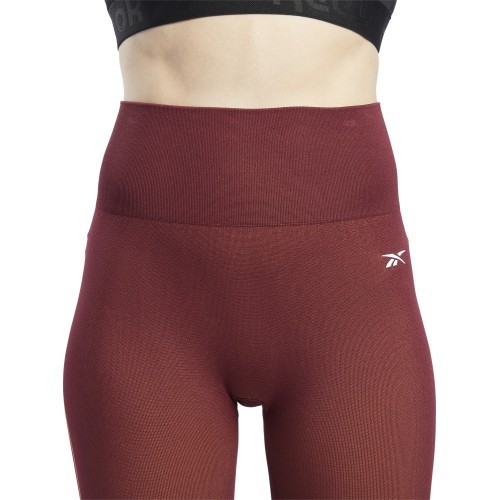 Reebok Women's Leggings Wor Myt Seamless 7/8 Maroon Burgundy GE3332