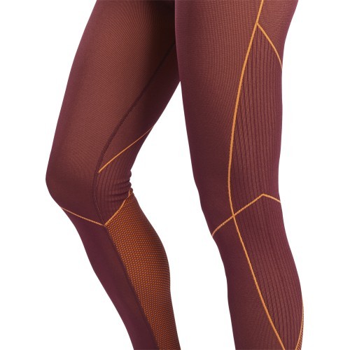 Reebok Tamprės Moterims Wor Myt Seamless 7/8 Maroon Burgundy GE3332
