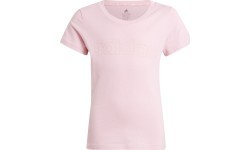 Футболка для девочек Adidas G Lin T, розовая, GN4049