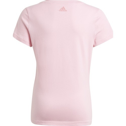 Футболка для девочек Adidas G Lin T, розовая, GN4049