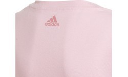 Футболка для девочек Adidas G Lin T, розовая, GN4049
