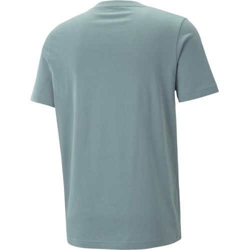 Мужская хлопковая футболка Puma Graphics Wave Tee Green 674483 84