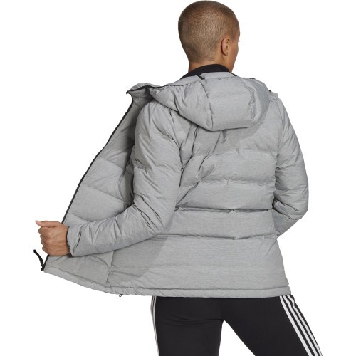 Adidas Pūkinė Striukė Moterims W Helionic Mel Grey H59835