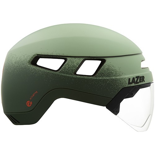 Cycling Helmet Lazer Urbanize, Size M, Green, With Led