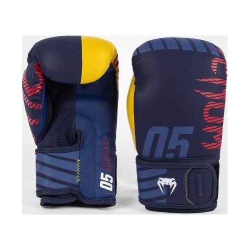Боксерские перчатки Venum Sport 05 - синий/желтый