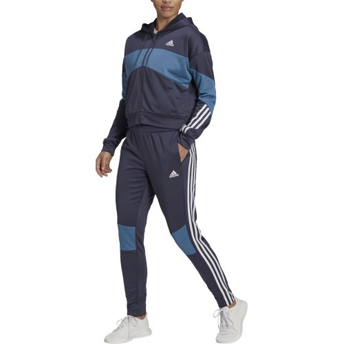 Adidas W Bold Block TS Women's Tracksuit Blue HD9033