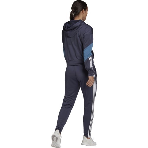 Adidas W Bold Block TS Women's Tracksuit Blue HD9033