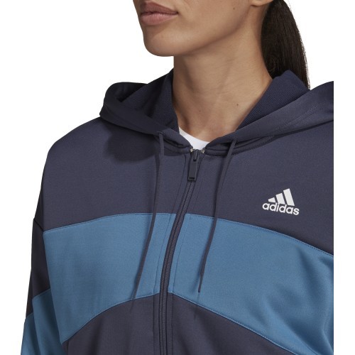 Спортивный костюм женский Adidas W Bold Block TS синий HD9033