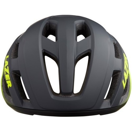 Cycling Helmet Lazer Strada, Size M, Dark Grey/Yellow