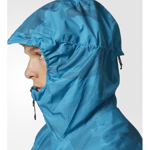 Мужская куртка Adidas Wandertag Jacket AOP синяя BS2475