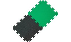 Foam Carpet Yate, 29x29x1,2 cm - Light Green/Black