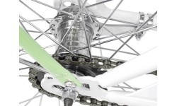 AZIMUT City Lux 28" 2025 bicycle, white-mint