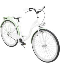 Dviratis AZIMUT City Lux 28" 2025 white-mint