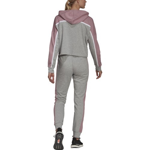 Adidas Sportinis Kostiumas Moterims W Subt Block Ts Grey HD9024