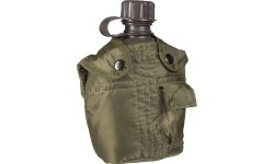 Пластиковая фляга с чехлом Mil-Tec, 1 л, оливковая