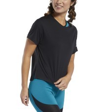 Reebok Palaidinė Moterims Wor Comm Poly Tee Black FQ0401