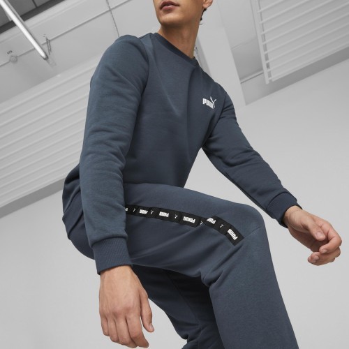 Мужские спортивные штаны Puma Ess+ Tape Sweatpants Navy 847388 16