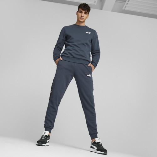 Мужские спортивные штаны Puma Ess+ Tape Sweatpants Navy 847388 16