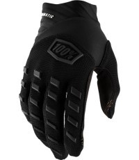 Motocross Gloves 100% Airmatic Black - Juoda