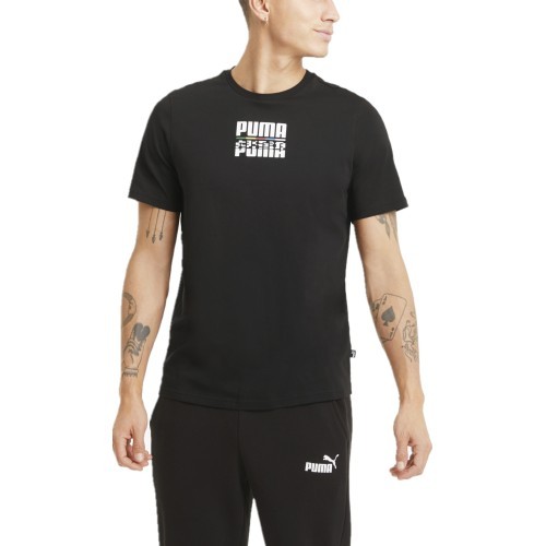 Puma Marškinėliai Vyrams Core International Tee1 Black