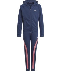 Adidas Sports Suit for Girls G Hooded Co Ts Blue GM8930