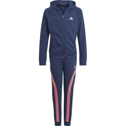 Adidas Sports Suit for Girls G Hooded Co Ts Blue GM8930