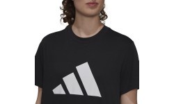 Adidas Women's Blouse W Fi 3B Tee Black H24100