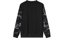 Glo Story men's sweatshirt Black Grey MPU 4143
