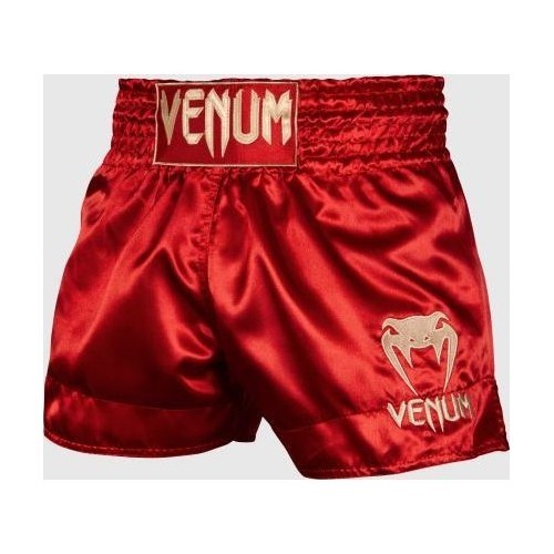 Muay Thai Shorts Venum Classic - Bordeaux/Gold