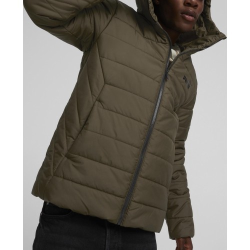 Puma Striukė Vyrams Ess Hooded Padded Jacket Khaki 848938 62