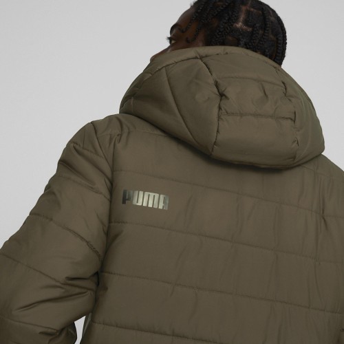 Puma Striukė Vyrams Ess Hooded Padded Jacket Khaki 848938 62