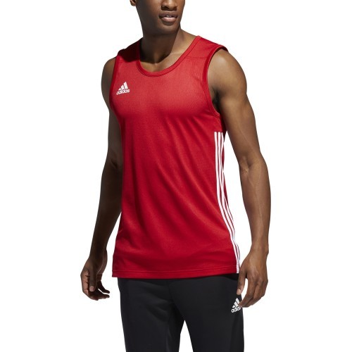 Баскетбольная майка Adidas 3G Spee Rev Jrs Red White DY6595
