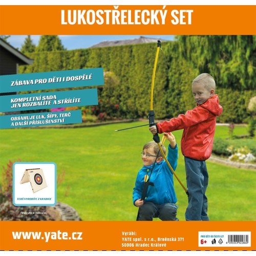 Lankininkystės rinkinys dėžutėje Yate – taikinys, 2 strėlės