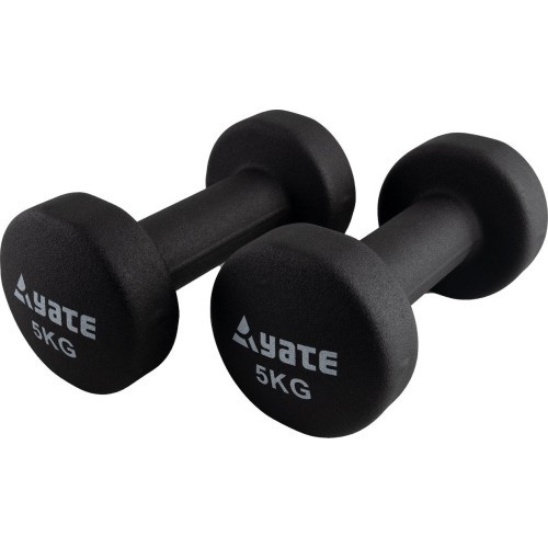 Neopreniniai hanteliai Yate, 2x5 kg