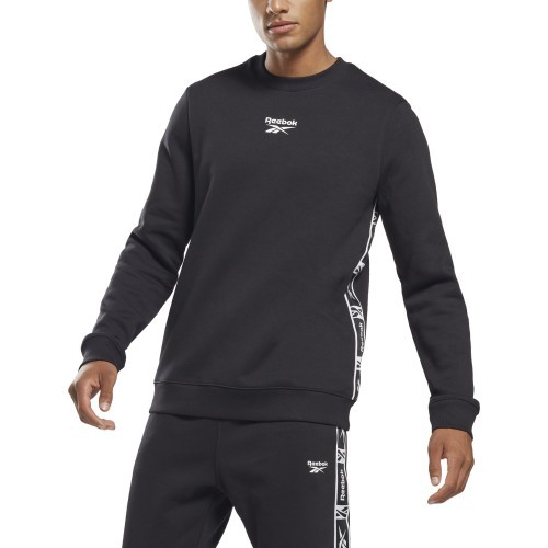 Reebok Ri Tape Crew Men's Sweatshirt, Black HB5974
