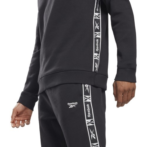 Reebok Ri Tape Crew Men's Sweatshirt, Black HB5974