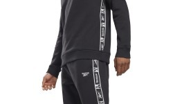Мужской свитшот Reebok Ri Tape Crew, чёрный HB5974