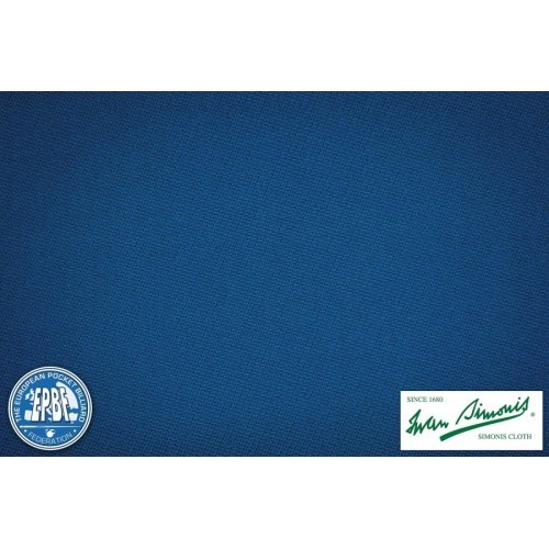 Бильярдное сукно Simonis 760, 195 см, королевский синий