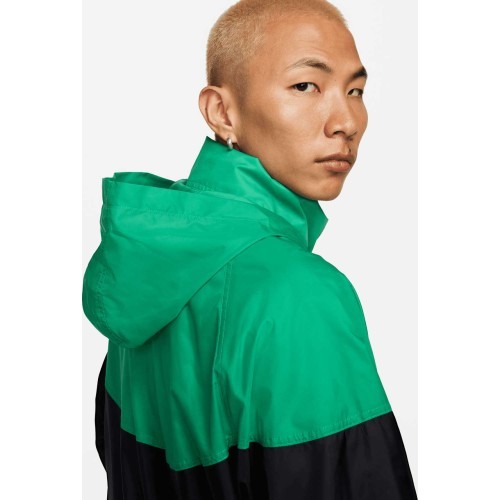 Мужская куртка Nike M NK WR Anorak Jkt, чёрно-зелёная DQ4910 324
