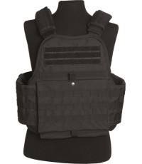 Juoda taktinė liemenė (plate carrier)