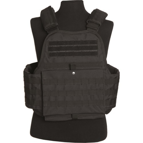 Juoda taktinė liemenė (plate carrier)