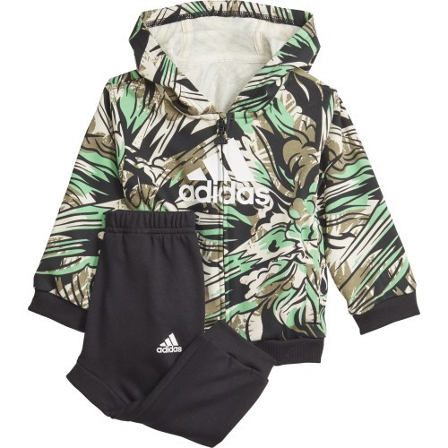 Adidas Kids Tracksuit I Jog Set B Black Green GT9509