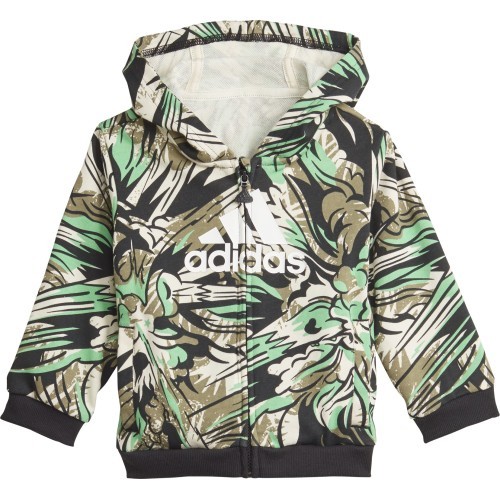 Adidas Kids Tracksuit I Jog Set B Black Green GT9509