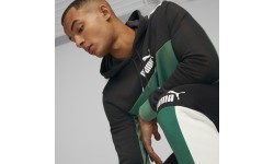 Puma Men's Sweatpants Ess+ Block Black White Green 848007 37